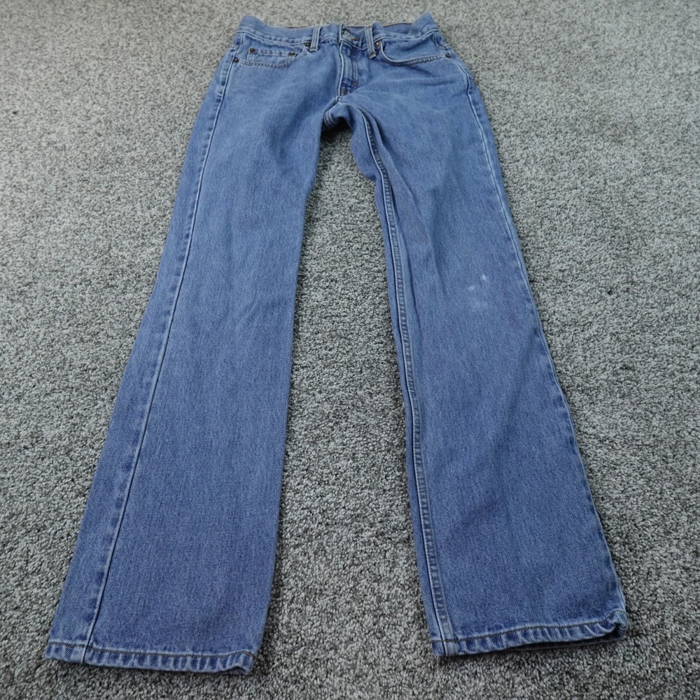 VTG Levis 505 Jeans Womens 7 Light Blue Denim Pants 505 Straight 90s Mom Y2K 00s